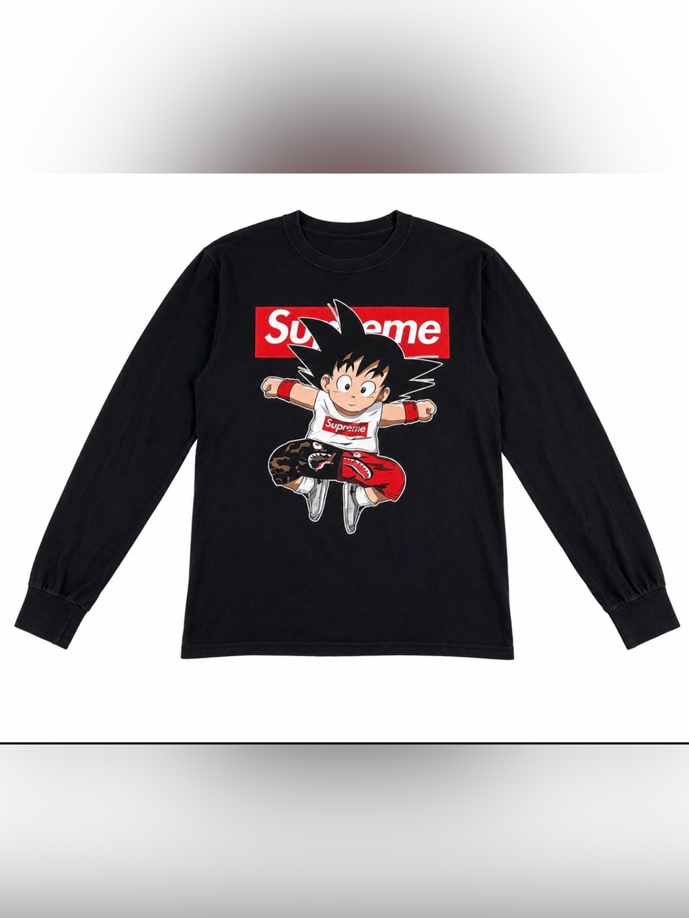 Rare Son Goku Dragon Ball Supreme Shirt Size Small Black Anime Hype Streetwear